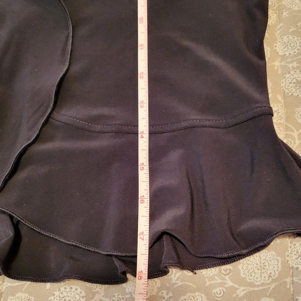 NEW cleo Black Ruffle-Sleeve Open Shrug, M - Picture 8 of 8